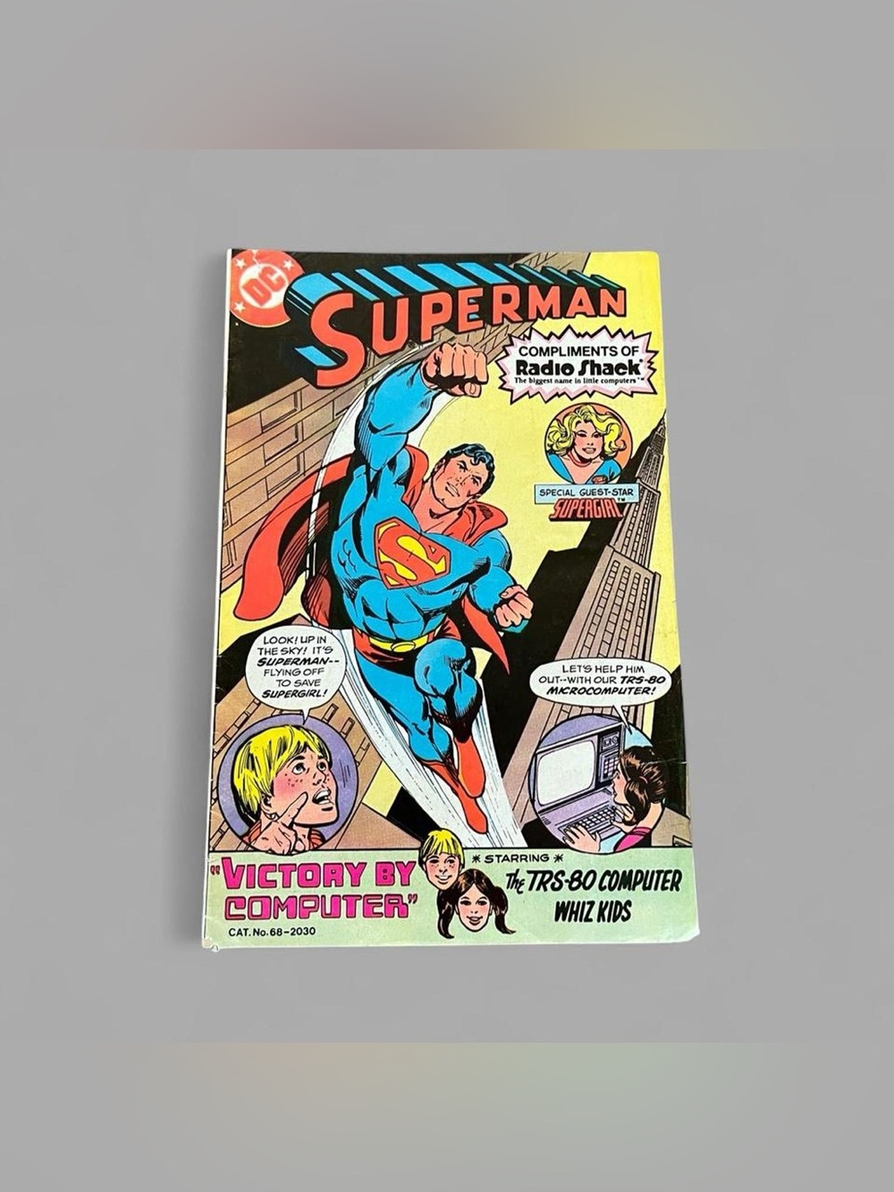 Superman Supergirl DC Comics Radio Shack Comic Book (1981)